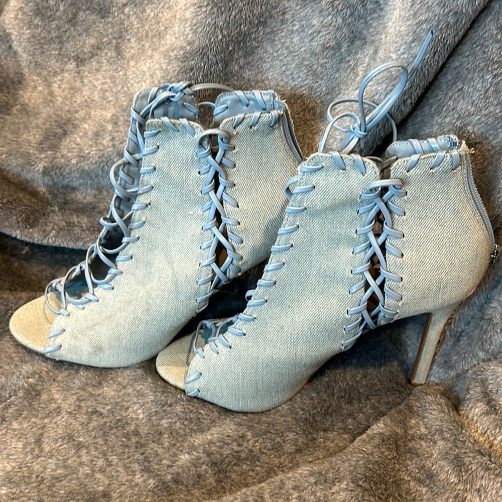 Jean heels